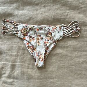 Boys & Arrows Floral Strappy Bikini Bottom